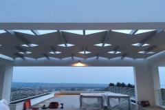 Πέργκολες με πλεκτά πανιά #1